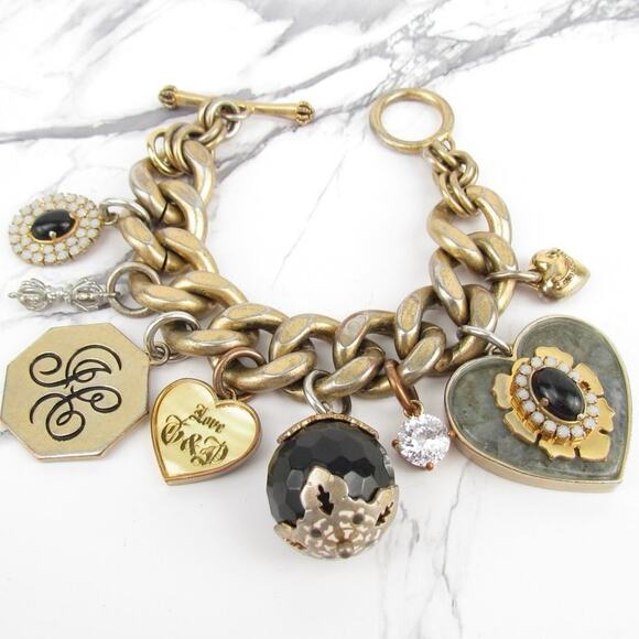Juicy Couture Rare Multi Charm Bracelet - Picture 1 of 9
